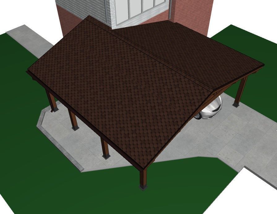 Навес для машин ВУДЛЕНД