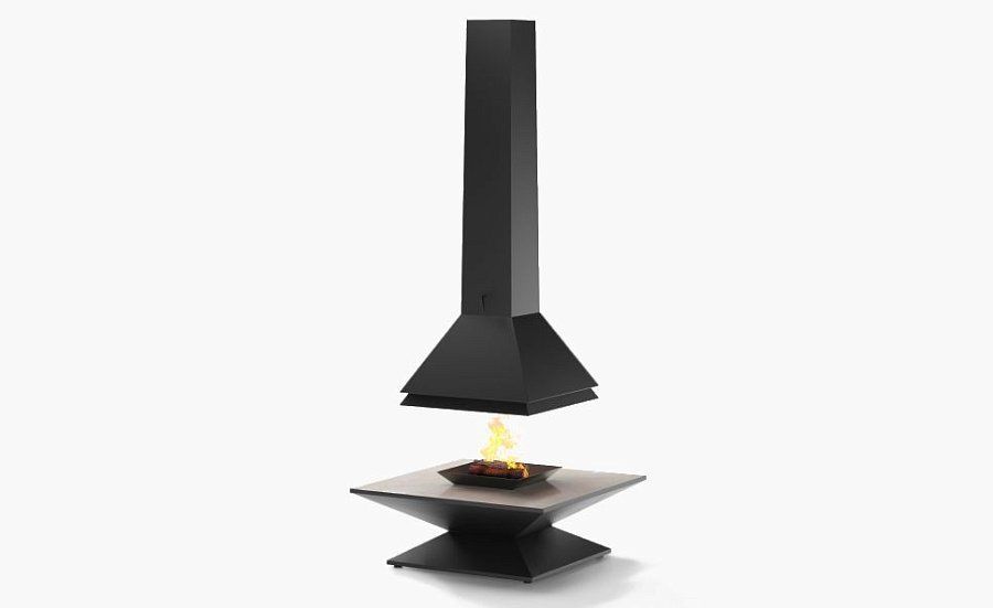 Панорамный подвесной камин CANDLE 123