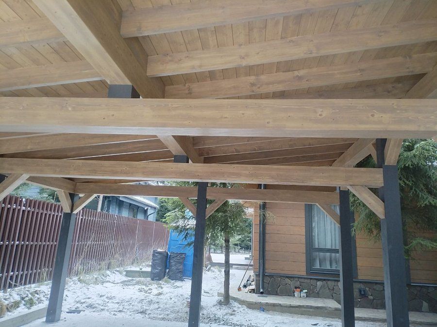 Навес односкатный ВЕСТВУД