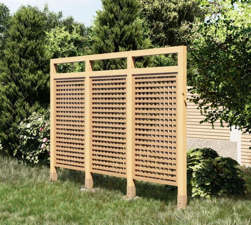 Деревянная шпалера Ащерино