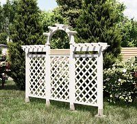 Деревянная шпалера Степановское