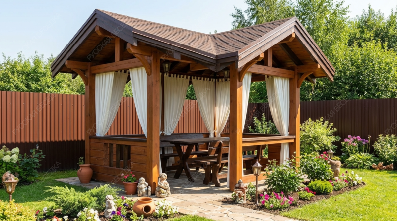 Квадратная беседка Виргиния