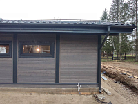 Навес для машин с хозблоком РАФ