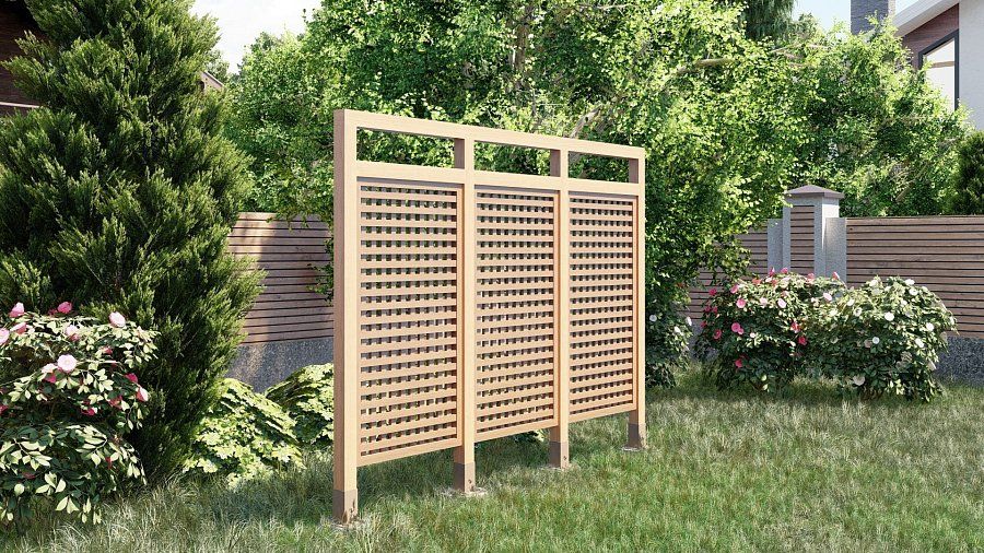 Деревянная шпалера Ащерино