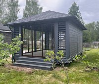 Закрытая беседка Балтика 4х6