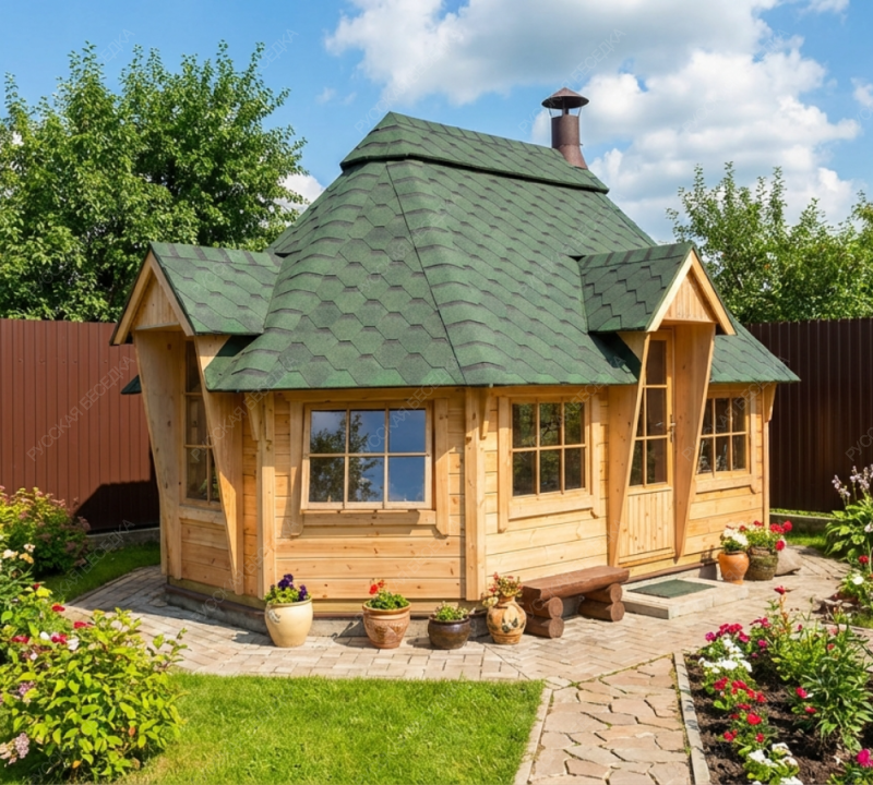 Гриль беседка Корабль