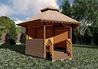 Шестигранная беседка КАНТИ