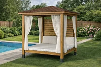 Беседка-бунгало с кроватью Сиеста