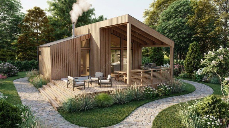 Зона Отдыха с баней Венселла